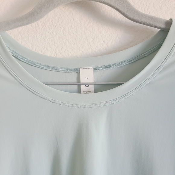 Lululemon Blue Morning Match Short Sleeve Tee - Picture 3 of 6